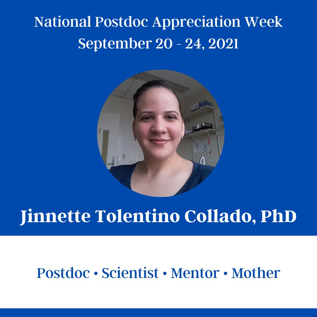 CIEStonyBrook's tweet photo. We’re kicking off #NPAW2021 by highlighting our newest IRACDA postdoctoral scholar - Jinnette Tolentino Collado, PhD! Welcome to the CIE family! #SBUPostdocs #IAmAPostdoc https://t.co/pm0KuwTn1Z
