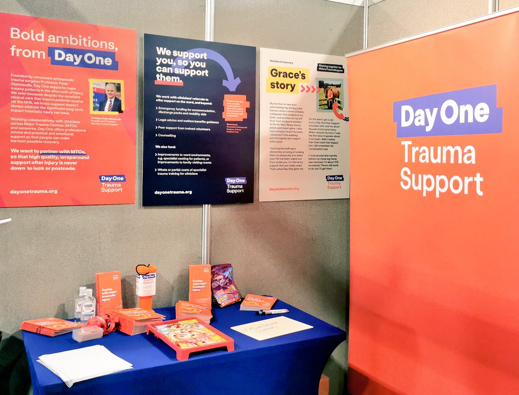 All set up for @BritOrthopaedic Congress tomorrow in Aberdeen! Come say hello at stand 58 #MoreTraumaSupport #BOAAC21