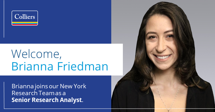 Colliers_NYC's tweet photo. Welcome to Colliers TriState, Brianna! Meet the newest member of our NYC Research Team!
BE Inspiring. BE Creative. BE Ambitious. BE all that and more at Colliers. #colliersnyc #collierstristate https://t.co/m4HiRSXME7
