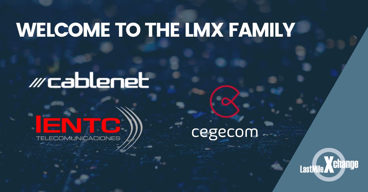 We are happy to onboard Cablenet, IENTC and Cegecom onto the LMX Platform.

LMX’s customers will now be able to get access quotes from Cyprus, Mexico, and Luxembourg instantly via our platform.

Welcome onboard… Happy to have you guys as part of the LMX family!