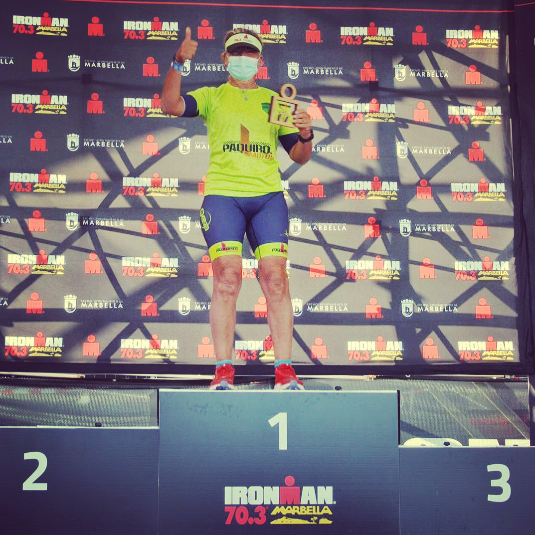🥇 ¡La más grande en lo más alto del escalón ayer en el IRONMAN 70.3 de Marbella!

👏🏼👏🏼👏🏼 Enhorabuena Maria Angeles Torres Morera por tu nueva hazaña, y felicidades también y además por tu acceso directo al Campeonato del Mundo de Utah (USA) de 2022.

Casi ná! 💪🏻

🔵🟢 #MijasTri