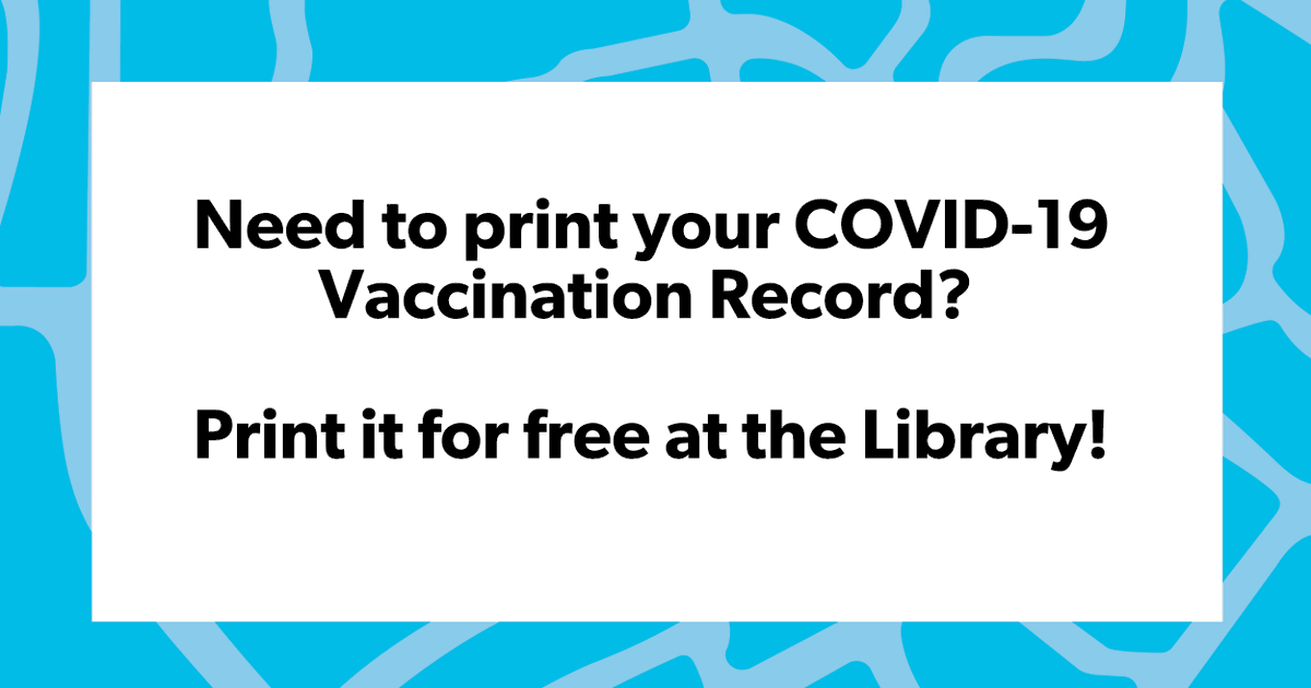StAlbertLibrary's tweet photo. To get help with printing your vaccination record, visit the Information Desk at the Downtown Library or the Service Desk at Jensen Lakes Library. https://t.co/PBTL2hHpar