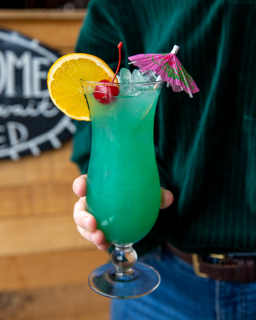 Stress-free is the way to be. Float on with our Mermaid Juice cocktail. 🧜‍♀️