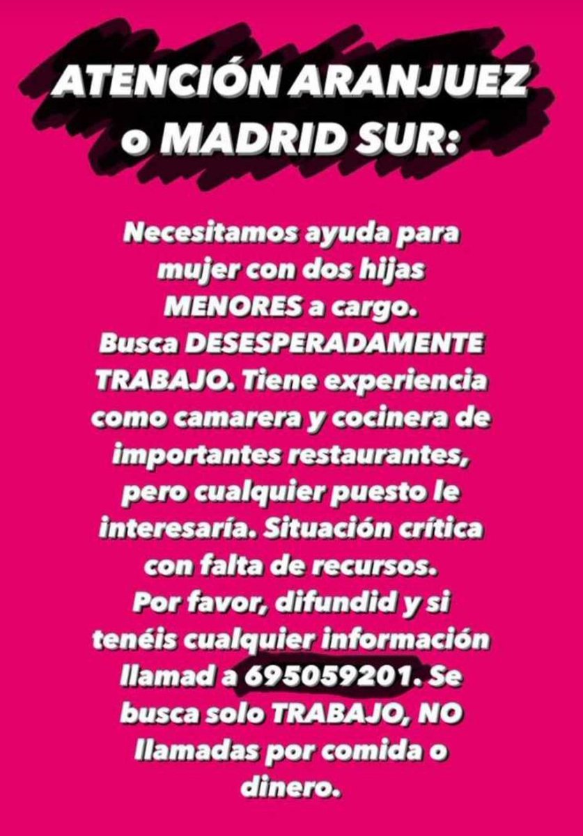 ATENCIÓN #Aranjuez o #MadridSur #URGENTE