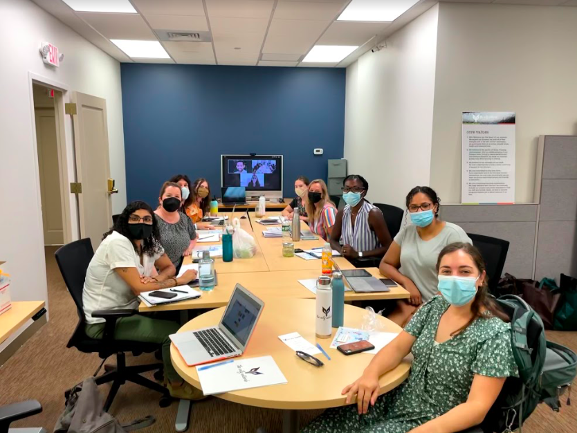 As Wily Scholars returned to school, we returned to in-person work in our office...with a few changes. Our new redesign accommodates our growing staff. Thank you to <a href="/RocklandTrust/">Rockland Trust</a> for donating this beautiful space, and <a href="/LS_Cares/">Life Science Cares</a> for helping us furnish our redecorated office.