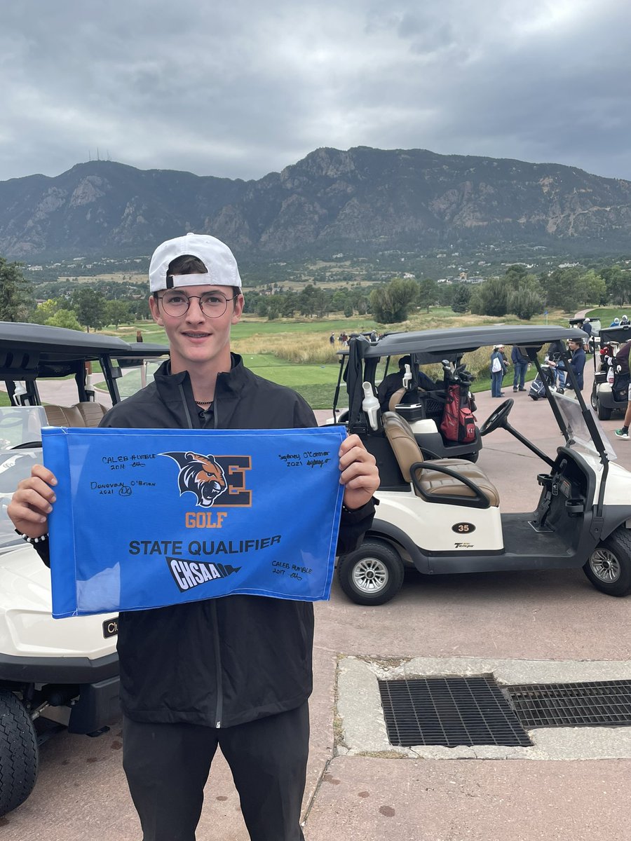 Congrats to Freshman Donovan O’Brien who finished tied for Fourth place at our regional and qualified for state with a 78.
#Believe