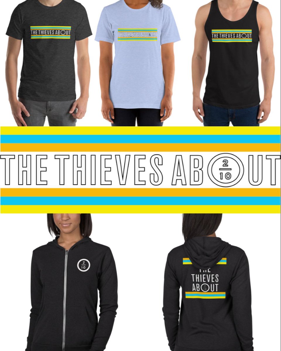 Our merch store is LIVE! You know you want to rep The Thieves About! thethievesabout.com/merch 🧢👚👕🎶