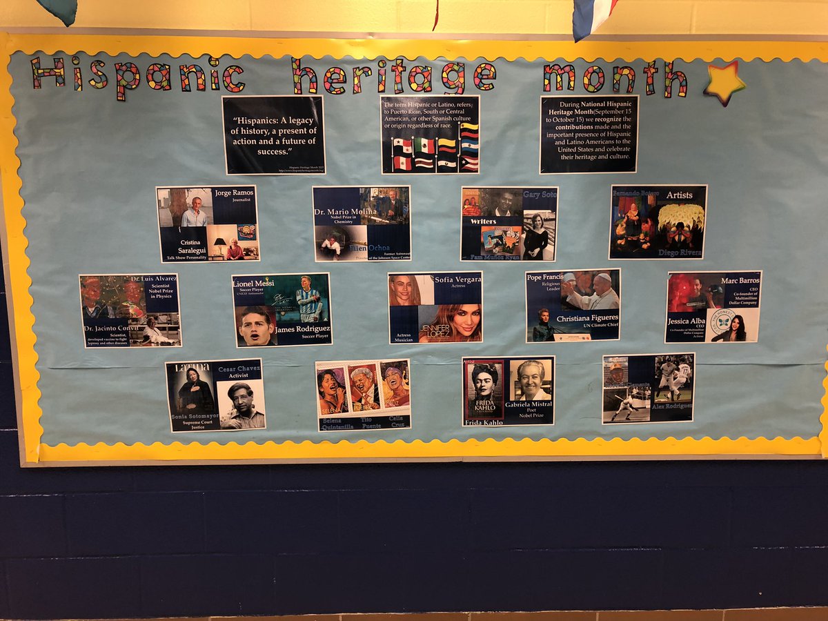 ApWmes's tweet image. Did you know it’s National Hispanic Heritage month? We are recognizing the achievements and contributions of Hispanic Americans who have inspired others to achieve success. #WMESWolves