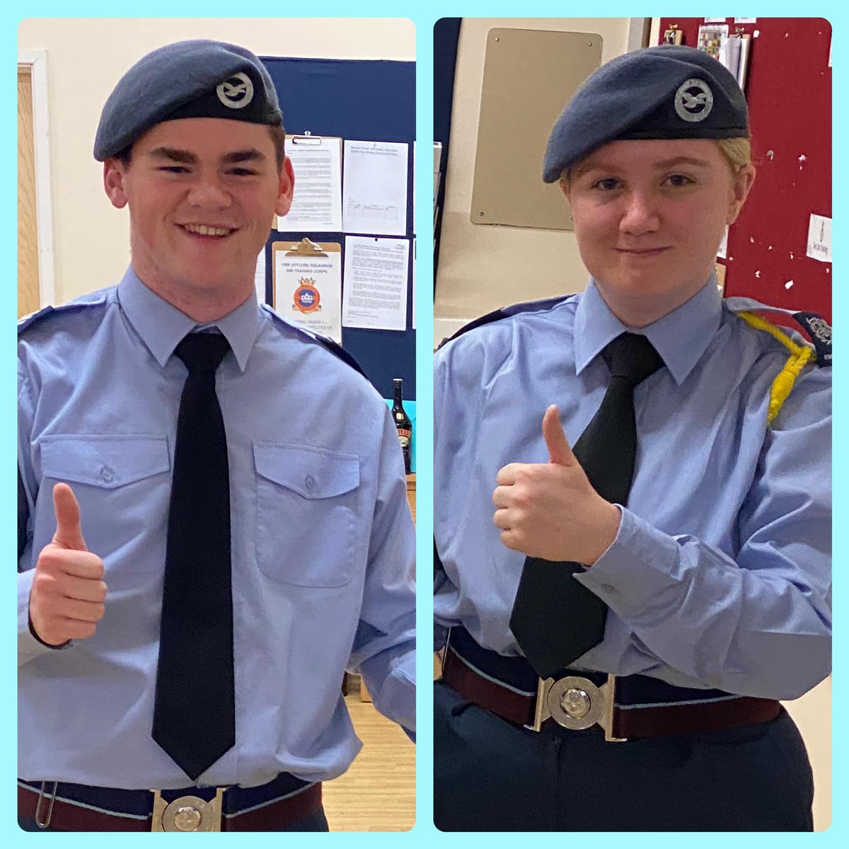 Hertfordshire Wing Air Cadets (@hwaircadets) on Twitter photo Last week we unfortunately said goodbye to CWO Read and FS Kennelly from <a href="/1066HitchinSqn/">1066 (Hitchin) Sqn</a>. Thank you for your hard work throughout your years.
But... congratulations to two new Cpls from <a href="/2409Sqn/">2409HaltonSqn</a> ! A fantastic achievement and good luck in your new roles.
@OCHertsBucks Last week we unfortunately said goodbye to CWO Read and FS Kennelly from <a href="/1066HitchinSqn/">1066 (Hitchin) Sqn</a>. Thank you for your hard work throughout your years.
But... congratulations to two new Cpls from <a href="/2409Sqn/">2409HaltonSqn</a> ! A fantastic achievement and good luck in your new roles.
@OCHertsBucks