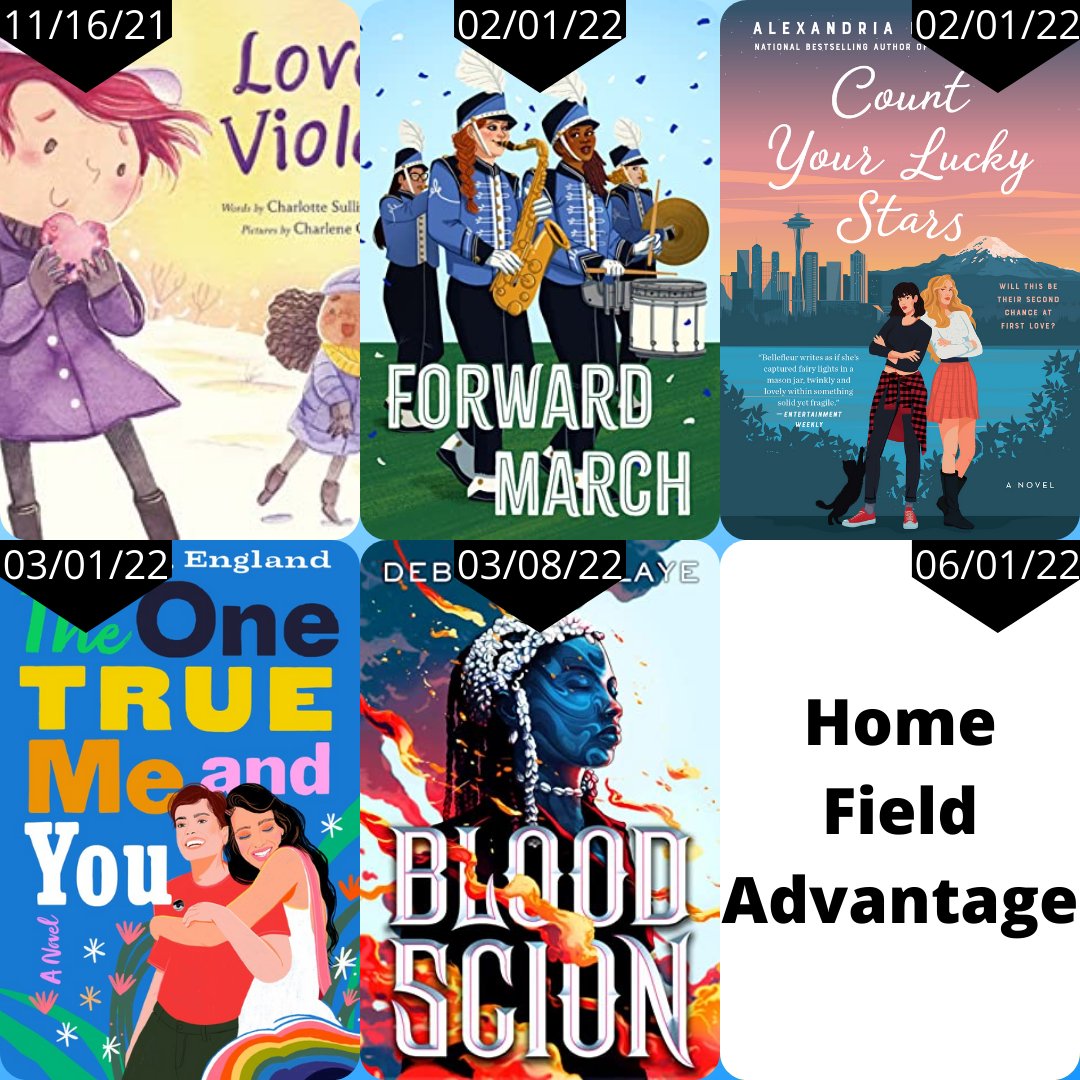 The @HarperCollins and @MacmillanUSA books! I had to start combining publishers. Forward March is written by @Skye_Quinlan