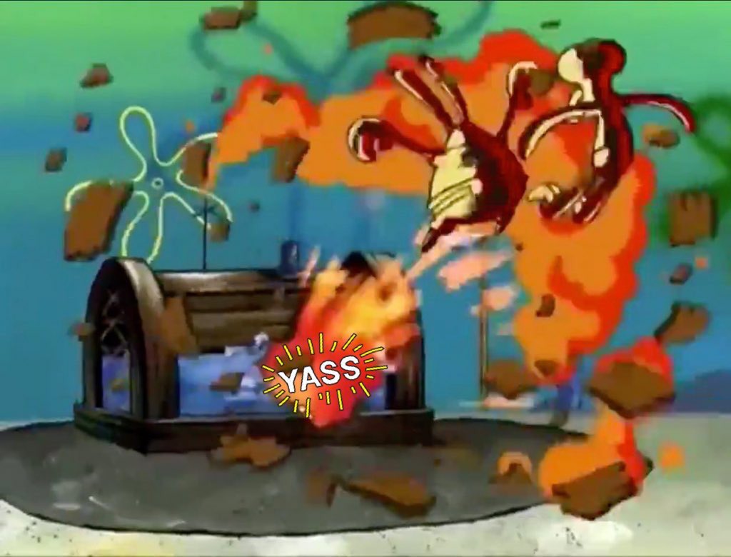 Surprised Mr Krabs