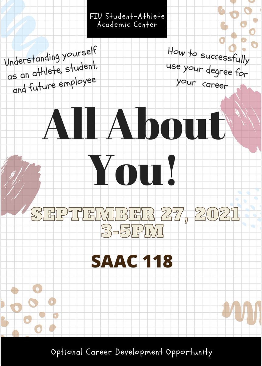Calling ALL <a href="/FIU/">FIU</a> Student-Athletes!! #PawsUp 🐾🐾 <a href="/FIUAthletics/">FIU Athletics</a> <a href="/ConferenceUSA/">Conference USA</a> #FIU #Panthers <a href="/FIU_SAAC/">FIU SAAC</a>