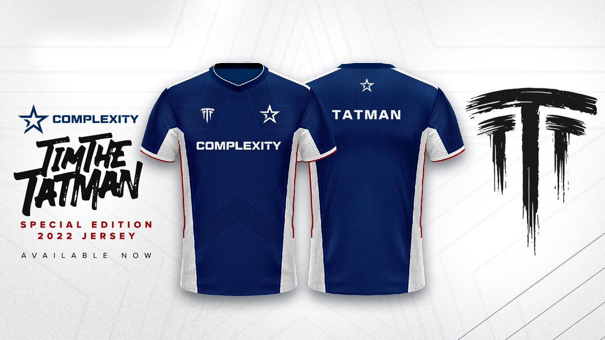 Get your SPECIAL EDITION @TimTheTatMan COL Jersey at COL.VG/TIM 🛒 #ComplexityTTT #TatmanArmy #WeAreCOL