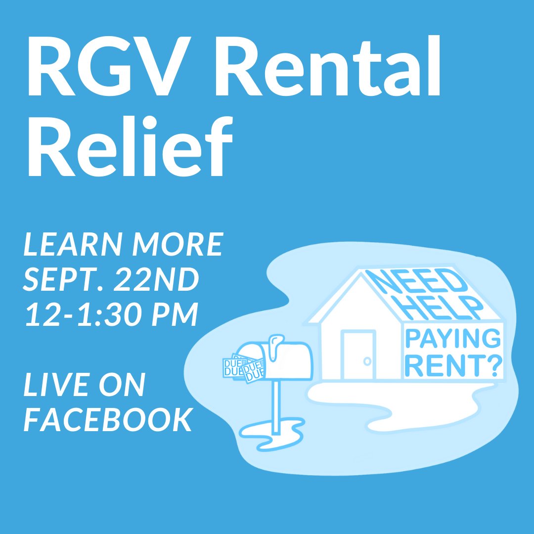 VocesUnidasRGV's tweet image. Please join the Housing Working Group of RGV Voces Unidas this Wednesday for a special premier presentation featuring vital information for renters in need of support or resources in the Rio Grande Valley! 
#RentersRights #RentHelp #RGV
