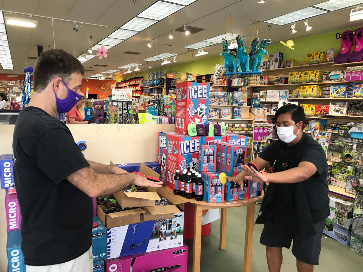 FlowCircus's tweet image. Flop Balls are on the shelves at the Learning Express in Cary.

We visited this weekend to flop with customers and staff. Stop by and ask them to show you their new skills!

#flopball #shoplocal #LearningExpressToys #skilltoys
