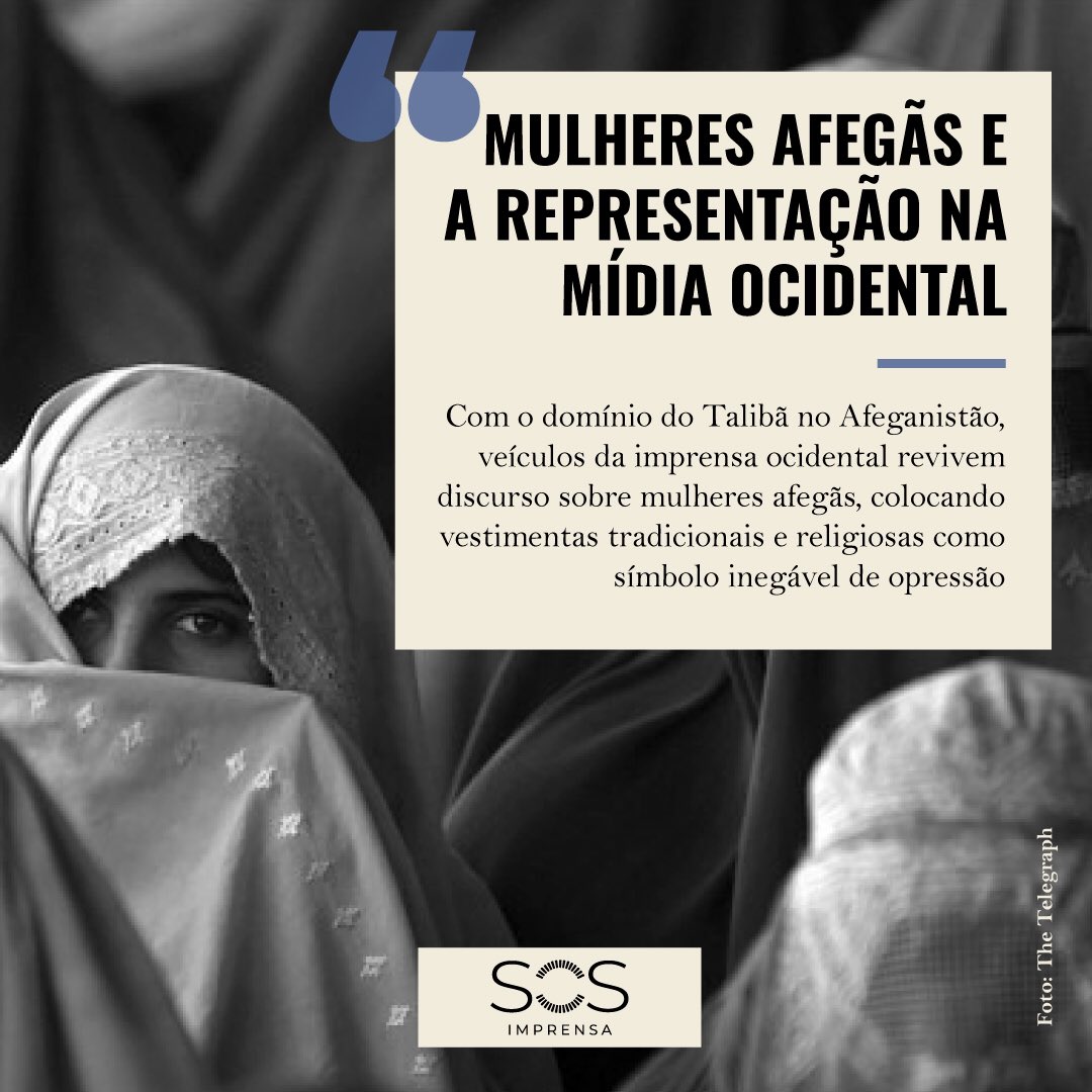 sosimprensa's tweet photo. Além das questões geopolíticas e da série de direitos em risco, a narrativa proposta pela mídia ocidental se ancorou principalmente nas vestimentas para ilustrar a opressão do fundamentalismo religioso.

https://t.co/4TU0In09BC

Texto por Fernanda Fonseca
Arte por Daniel Freitas https://t.co/uF5l1hDlMK