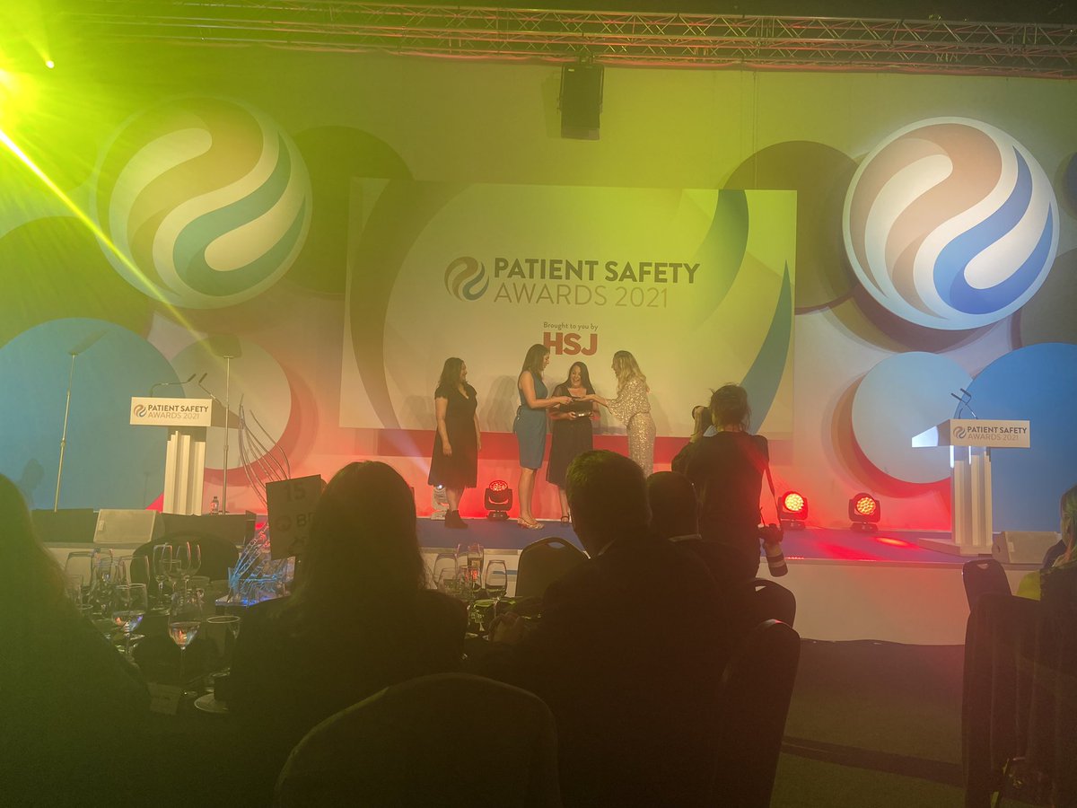 <a href="/HSJ_Awards/">HSJ Awards</a> very proud to be part of MFT <a href="/MFTnhs/">MFT NHS</a> Won  the award for the peri operative care 👏👏👏congratulations team @mftchiefnurse <a href="/FarhanaNF/">FNF</a>