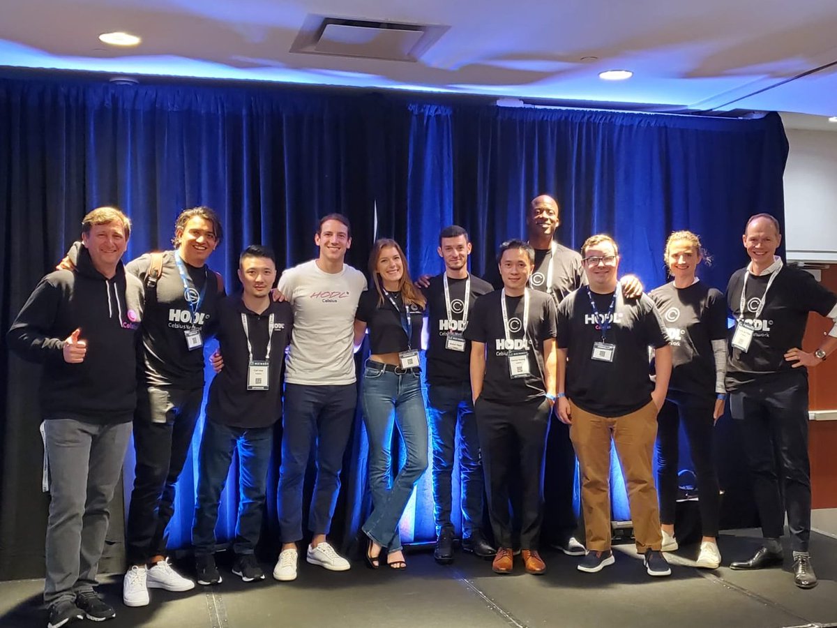 CelsiusNetwork's tweet image. A great day at #Mainnet2021 @MessariCrypto #TeamCelsius🙌