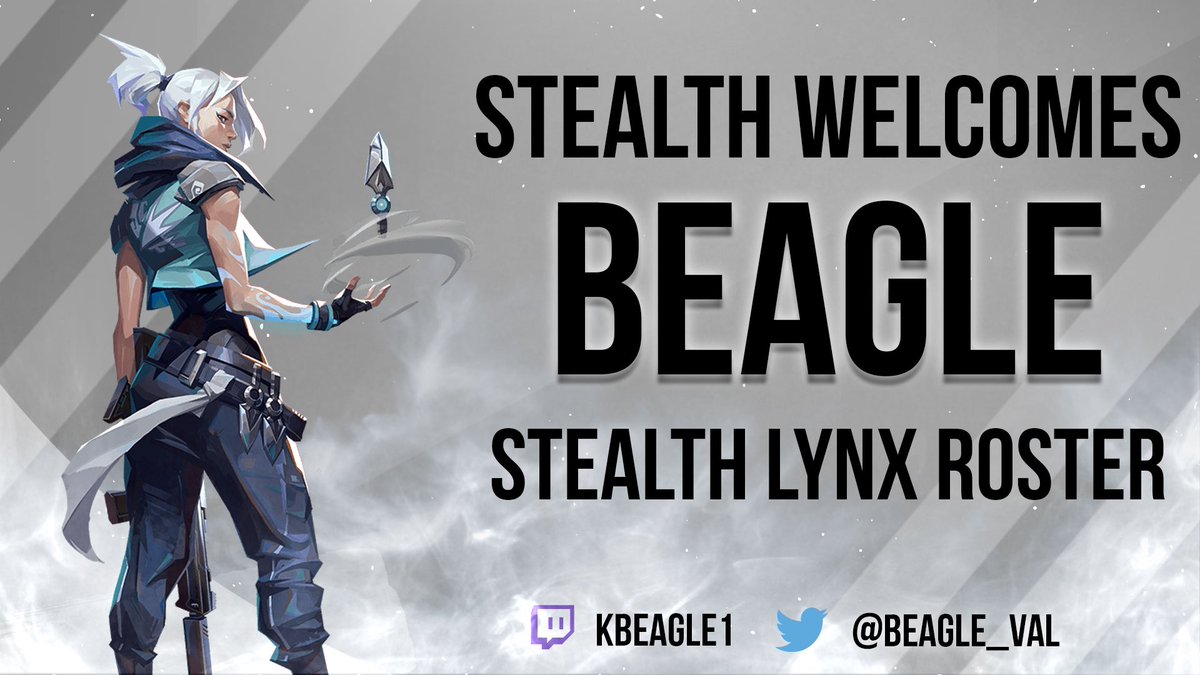 StealthEsportGG's tweet photo. Stealth is excited to announce the addition of @Beagle_Val to the Stealth Lynx roster! 

We are looking forward to seeing her compete with the rest of the girls in upcoming tournaments 👀

#GoStealth https://t.co/fUnCe5gQvU