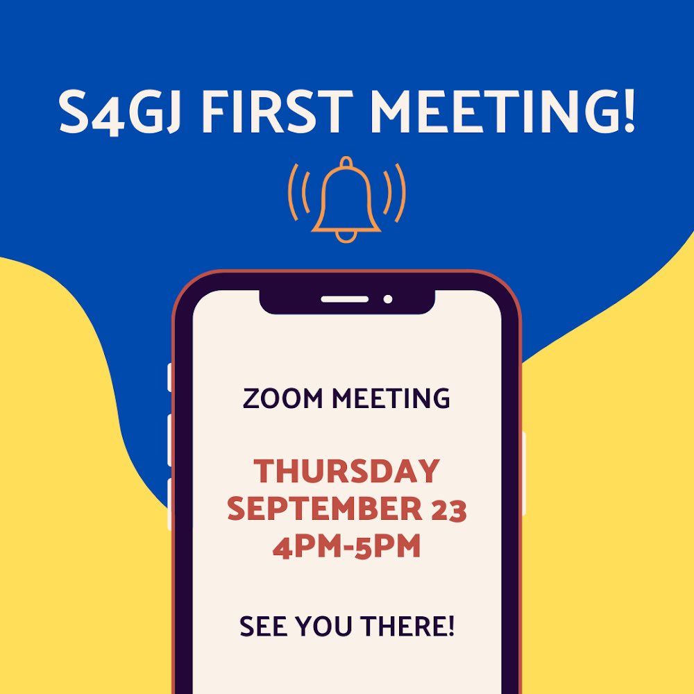 student4gregory's tweet photo. Calling all SJSU students! Do you want to be part of the fight for racial equality at SJSU? Then come to our first meeting this Thursday, SEPTEMBER 23 at 4PM on Zoom.

(Please note that only current SJSU students will be able to get into the meeting through their SJSU emails!) https://t.co/inKZQk6amF