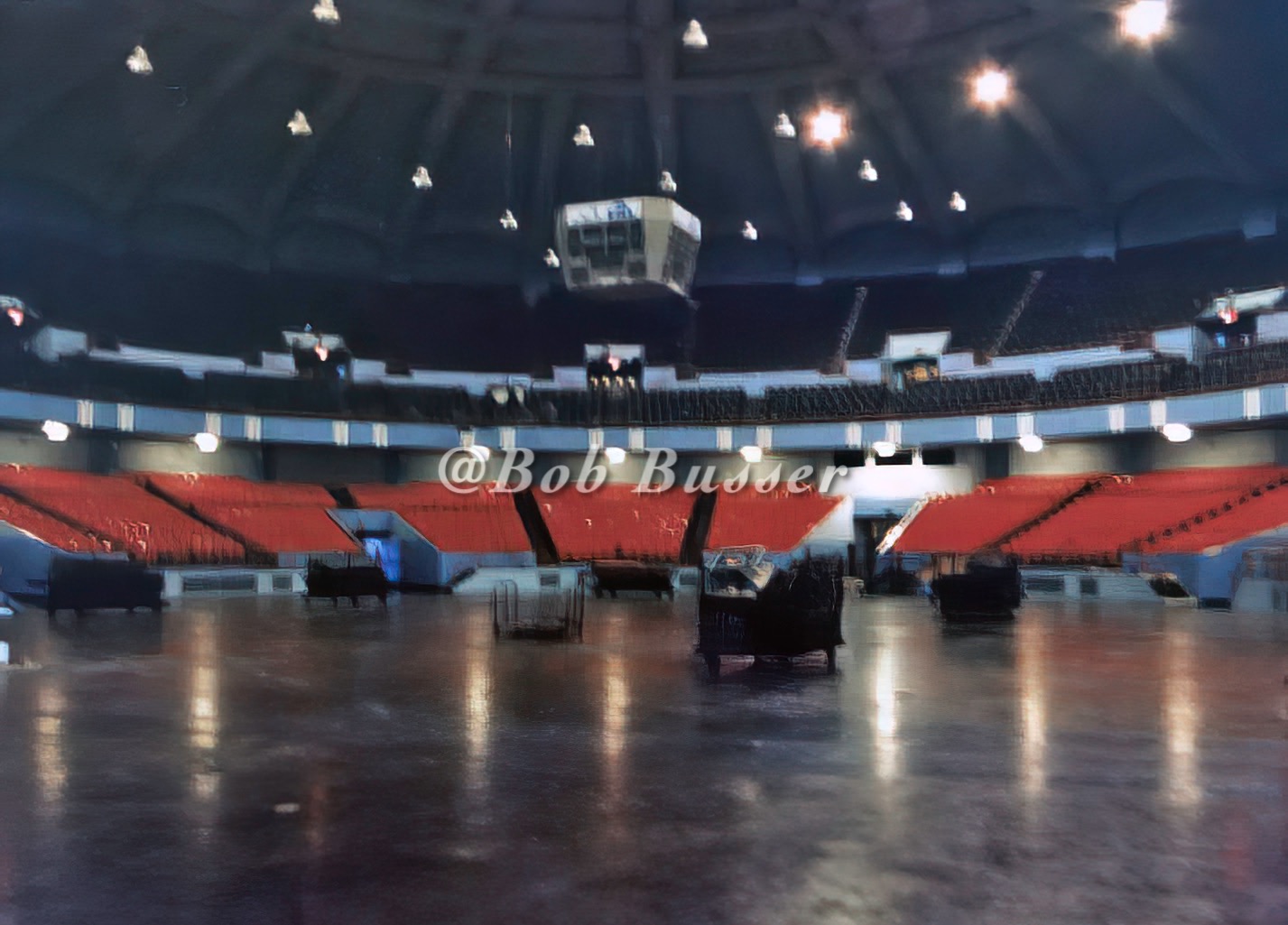 Bob Busser on X: St. Louis Arena (Checkerdome). Longtime home for the @NHL  @StLouisBlues and part time home for the @NBA @ATLHawks . Hawks played most  games at the now razed Kiel