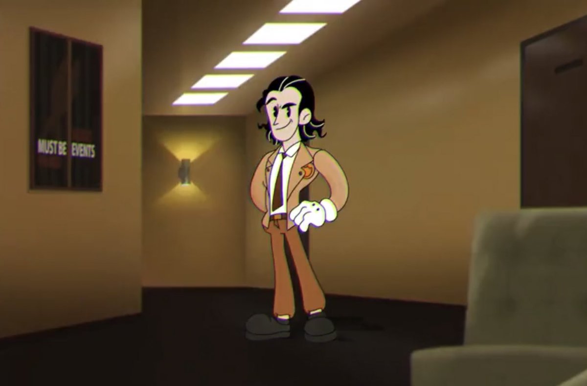 My heart is melting, this animated Loki is so cute 🥺💚 #Loki