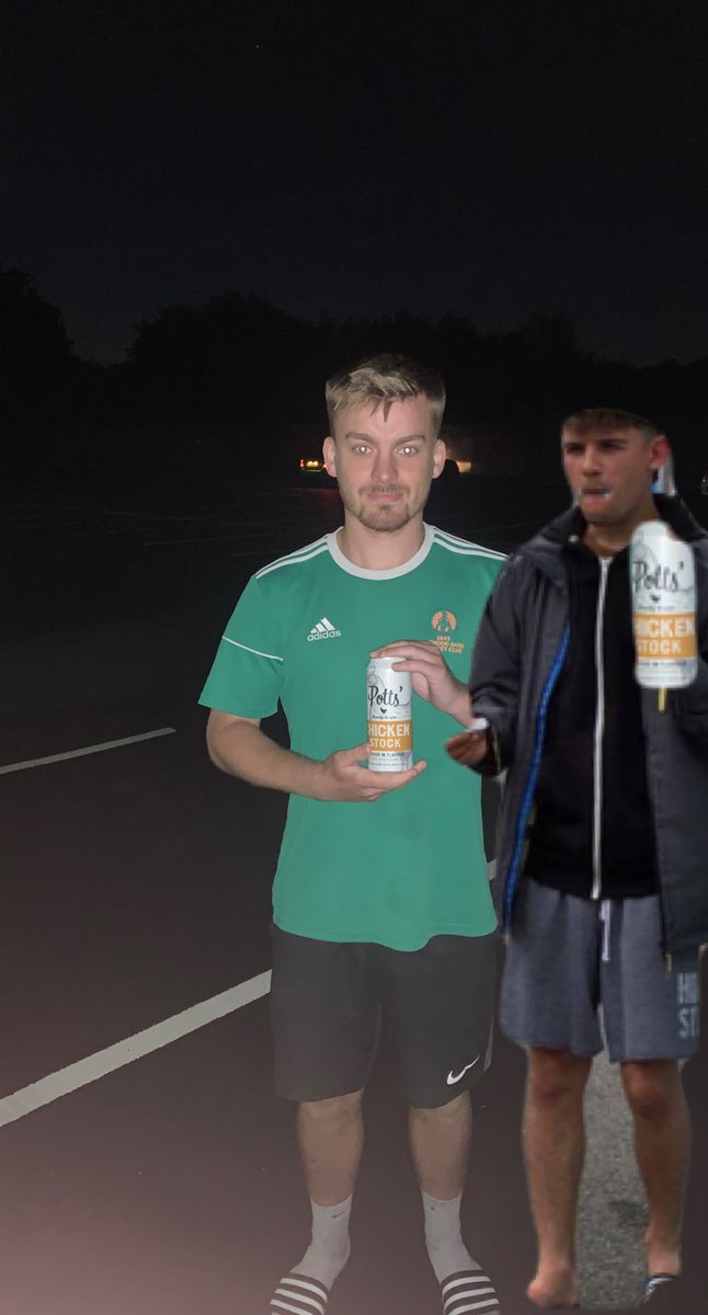 RealSoSoBad4's tweet photo. Real sosobad have been humbled by Palnocchio McNicholls FC 11-1 however the boys put a big shift in today. No MOTM award today but the two POTTS canned chicken stock debut awards goes to @Harry_strain12 and Reiss Bassett. https://t.co/PilmwS0jvM