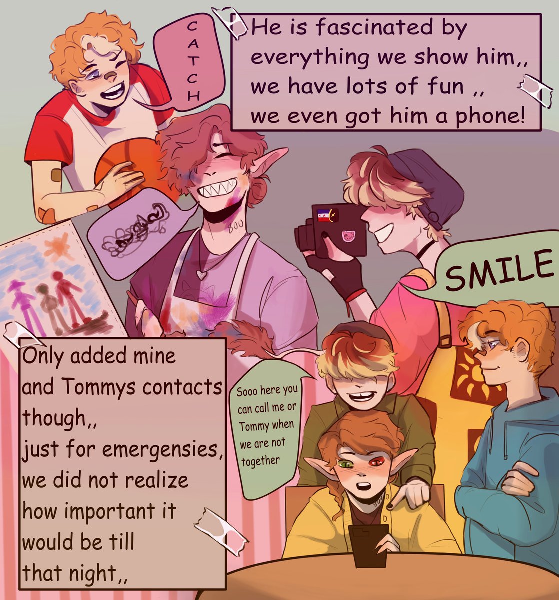 "Now we lock the doors"
Part 1/2 of this Failure800au comic
.
1/2
Rts get a kiss on the cheek /p
#ranboofanart #tubbofanart #tommyinnitfanart