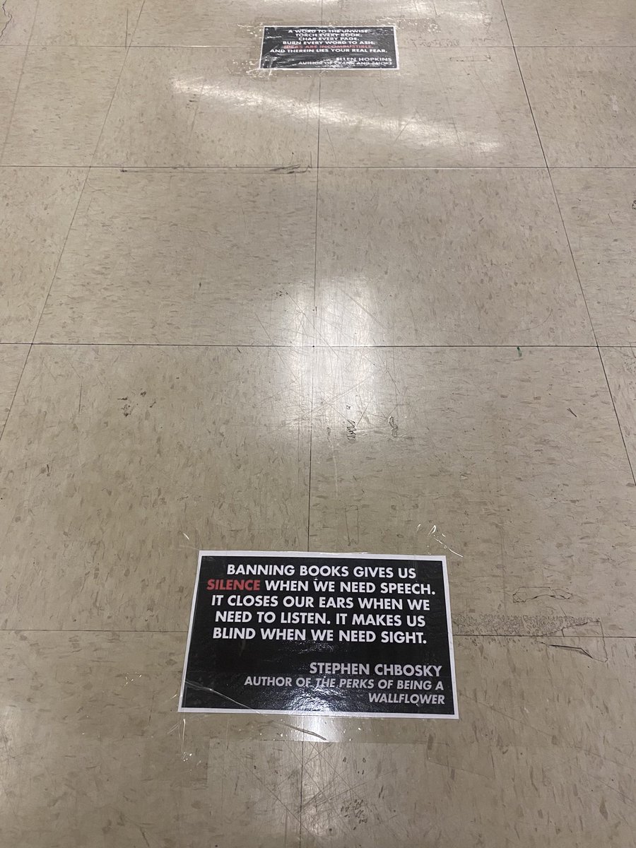 LCMSLib's tweet image. Getting #BannedBooksWeek ready! Students are already intrigued…can’t wait to spread the #FreedomToRead love! #SrvLibraryLove #SRVUSD #LCMS #ALA #StandWithTheBanned