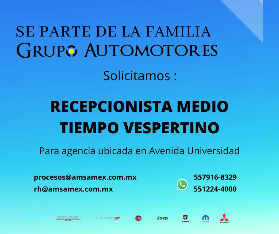 AutomotoresdeMx's tweet photo. En @AutomotoresdeMx te estamos buscando. https://t.co/eMhwAGpwZa