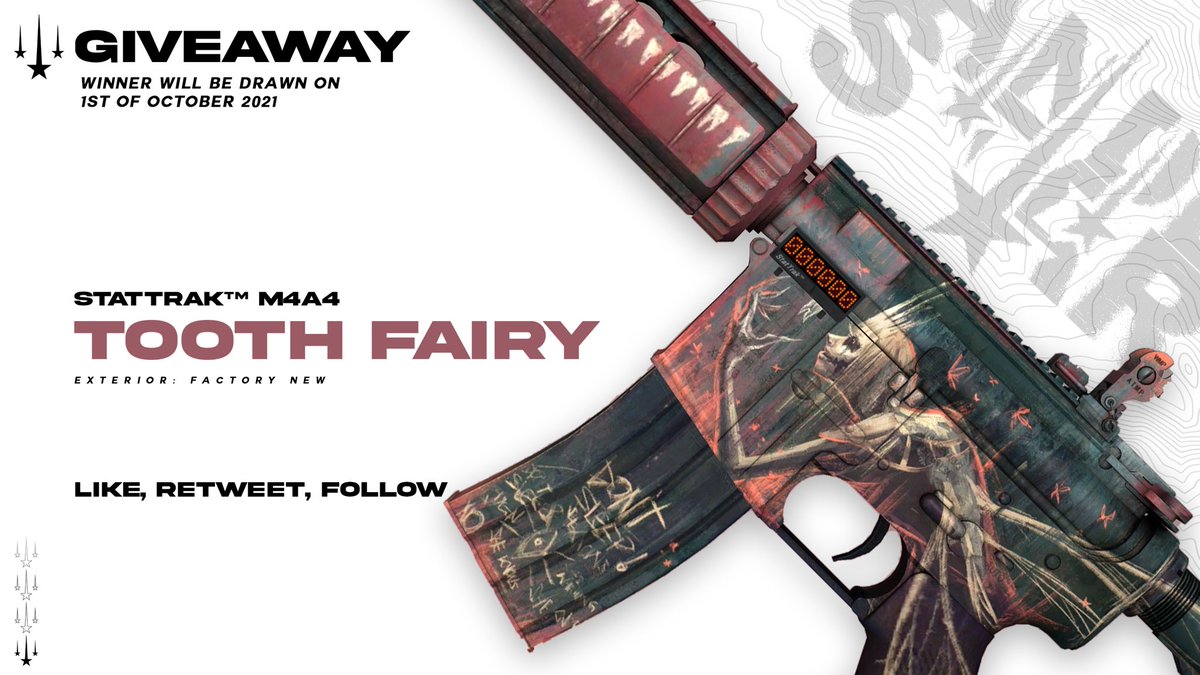 WANDERSTARorg's tweet image. 💫GIVEAWAY TIME💫

We are giving away this bad boy in StatTrak FN to one lucky person!🍀

All you have to do is:
- Follow @WANDERSTARorg 🤝
- Like &amp;amp; Retweet this Tweet ❤️🔁
- Tag a Friend 🙋🏼‍♂️

The winner will be drawn on the 1st of October.🏆

Good luck!😎
#ReachForTheStars 💫