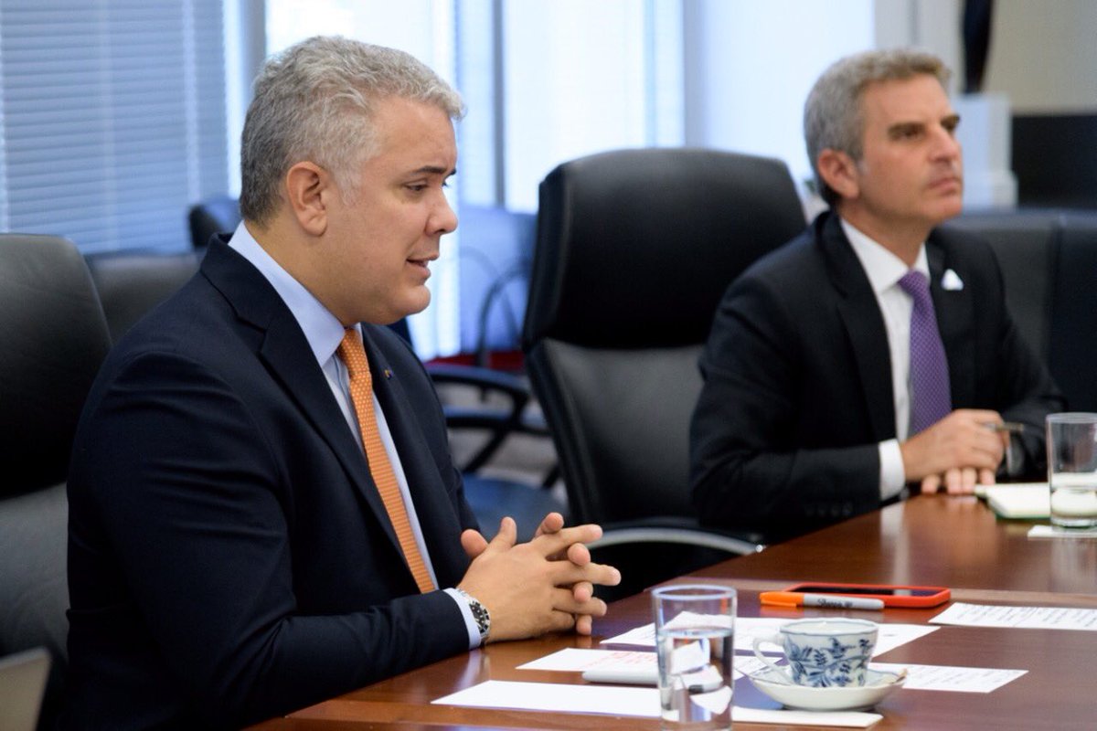 CarlosECorreaE's tweet photo. Colombia avanza en agenda de #CambioClimático con Estados Unidos. Junto al presidente @IvanDuque pusimos sobre la mesa de estrategias de cooperación que nos ayudarán a proteger nuestra biodivesidad y llegar con acciones definidas a la @COP26 en Glasgow
#AgendaDeTrabajoEnEEUU https://t.co/O0jYTQd4f8