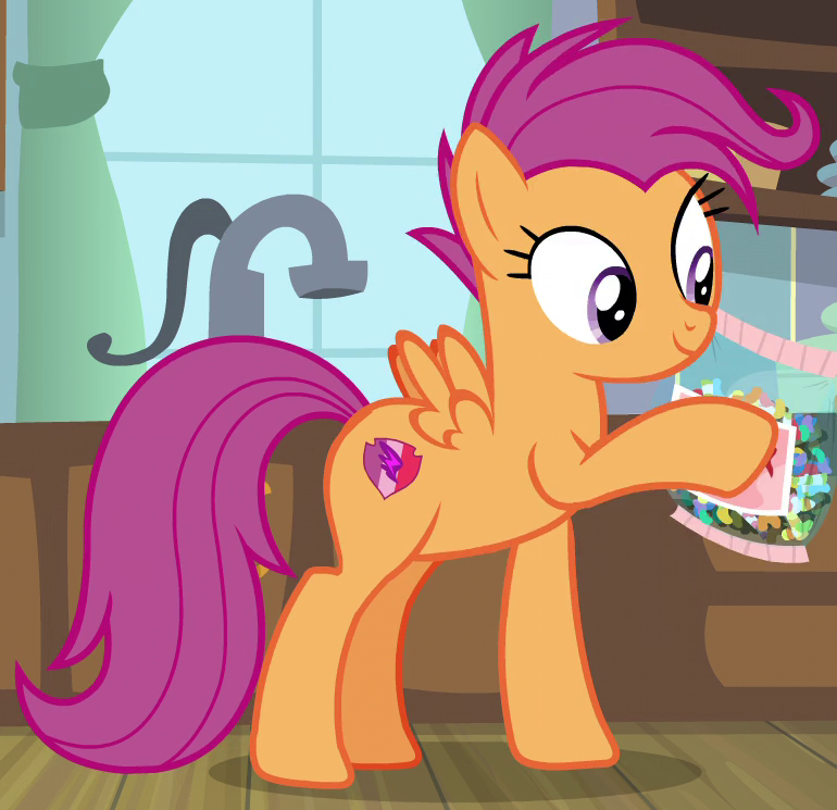 What was your reaction when you saw Scootaloo's wings were still small...