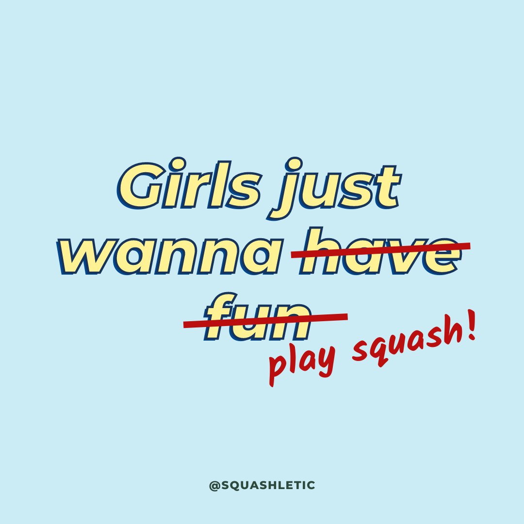 🔊Where all my squash ladies at?! 🙋🏽‍♀️⁠
⁠
This week is Women's Squash Week, so tag or share this with your female training buddy! 👯‍♂️⁠
⁠
Gentlemen- tag/share with a woman that kicks your butt on the court😉, OR your favourite female player/friend!⁠