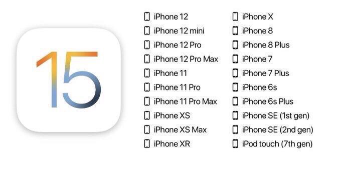 AskSmartphones's tweet photo. El día de hoy ha salido a la luz la nueva actualización del sistema operativo de los iPhones el iOS 15 el cual promete mejoras en el interfaz de los equipos.

Junto con esto se publicó el listado de los iPhones que serán compatibles con esta nueva actualización.
#iOS15 #iPhone13 https://t.co/RNkwi8UmvN