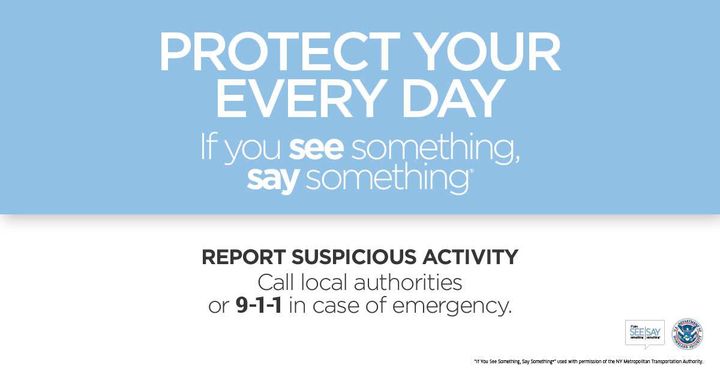 Whether you are on your way to work, walking in your neighborhood, or just out and about in #MesaAZ, remember, we all play a role in keeping our communities safe. Stay vigilant and say something when you see signs of suspicious activity. dhs.gov/see-something-…