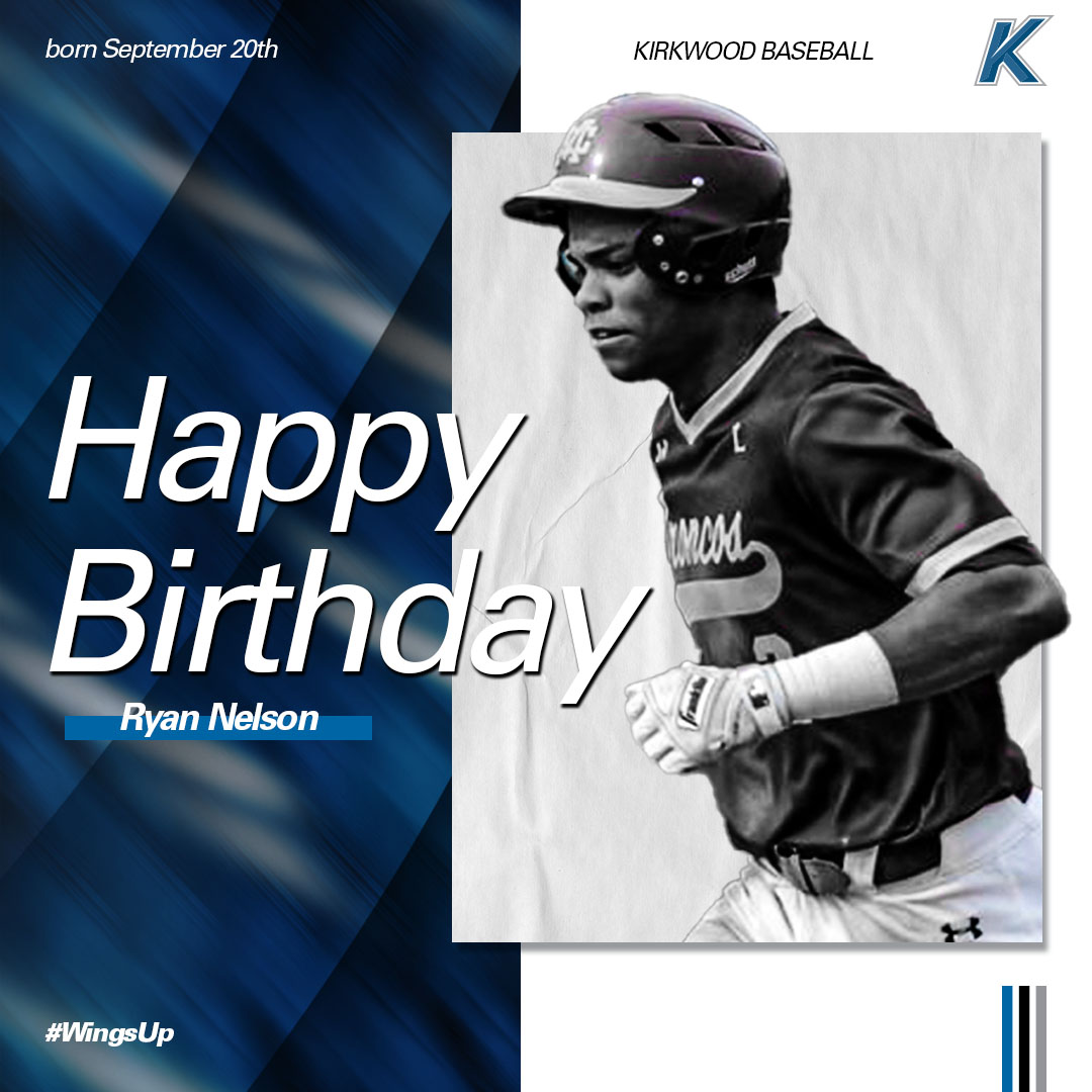 Happy Birthday to <a href="/KCC_BSB/">Kirkwood Baseball</a> player, Ryan Nelson!

#WingsUp 🦅⚾