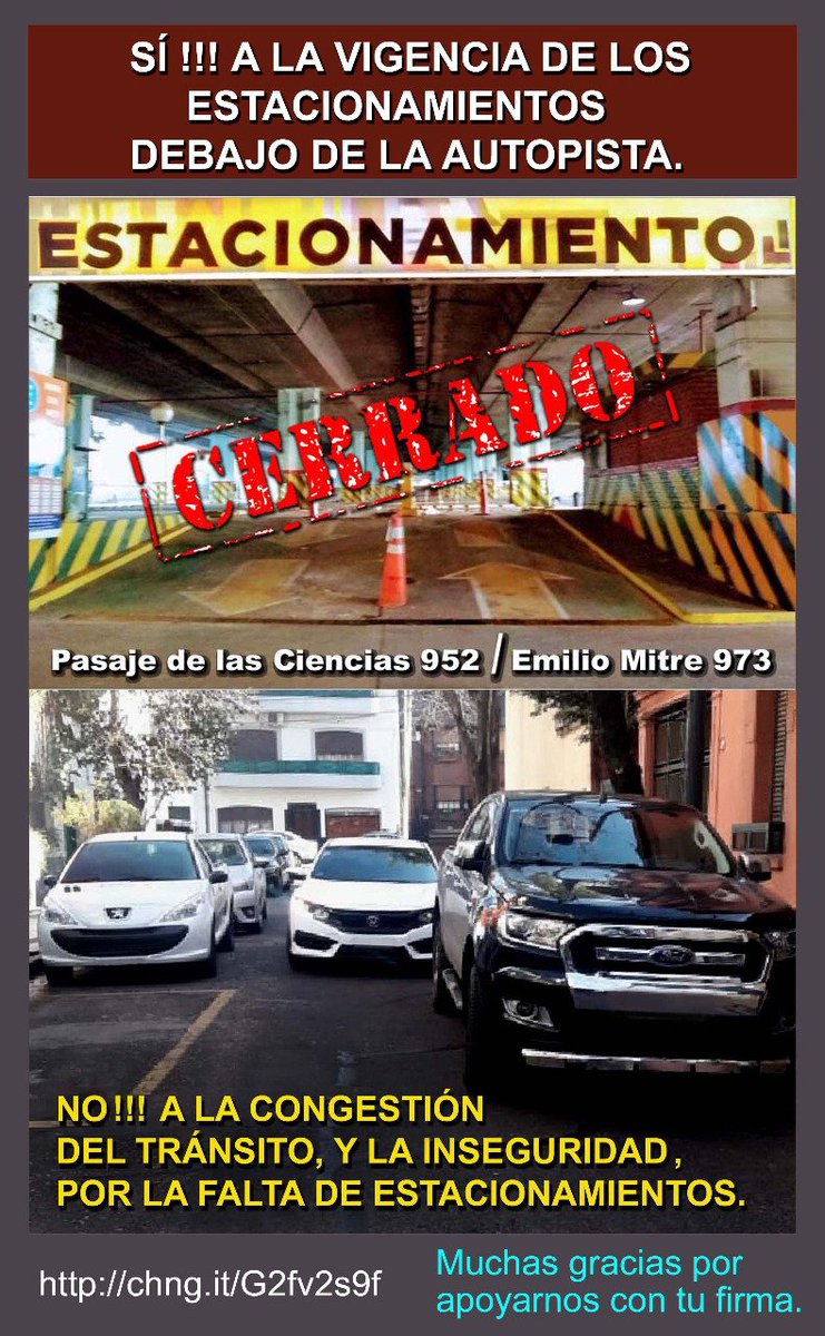 JuliCappa7's tweet photo. 🔴 COLAPSO DE TRÁNSITO EN PASAJE DE LAS CIENCIAS, PARQUE CHACABUCO. 

La ciudadanía del Pasaje de las Ciencias y zonas aledañas nos comenta de su profunda preocupación por el cierre del estacionamiento en el mencionado pasaje a la altura de la autopista. https://t.co/CBqU7k8ZVU