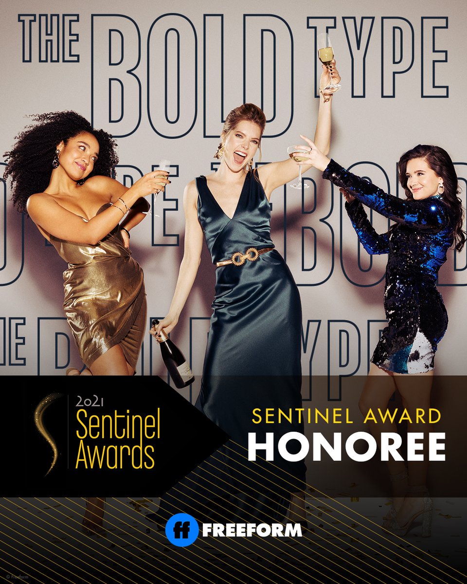 Honored to receive a 2021 #SentinelAward for the breast cancer storyline on #TheBoldType. Each year, the Sentinel Awards recognize outstanding achievements in television storylines that inform, educate, and motivate viewers to make choices for healthier and safer lives.