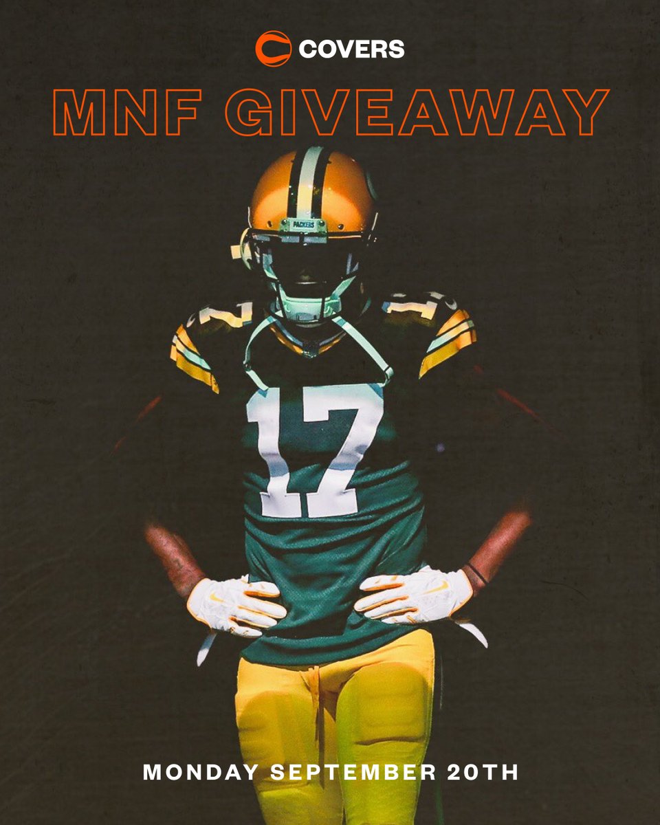 ⚠️DAVANTE ADAMS TOUCHDOWN GIVEAWAY⚠️

Let's finish the week strong with one last Swag Pack Giveaway👀

👉Follow <a href="/Covers/">Covers</a>
👉RT this post

We will giveaway a Covers Swag Pack every time Davante Adams is responsible for a touchdown🏈