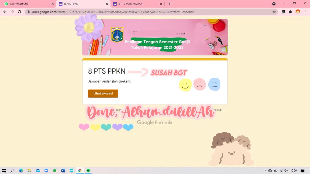 studyaia's tweet photo. Ppkn ✅
Mtk ✅
; semoga nilainya di atas 90 aamiin. 
   selesai deh pts hari ini 😇💪 https://t.co/LckFKTJ9Gz