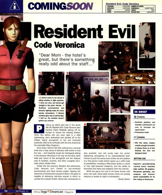 InkRibbongames's tweet photo. Check out this preview of Code Veronica before Claire had her final outfit
#residentevil https://t.co/PXOGPTEwa6