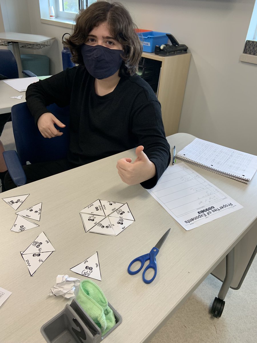 MrsSagrisK's tweet photo. Lots of math learning and teamwork happening in 7th grade ALP! #Mathematics @LincJrHi https://t.co/TyF4g8KT5c