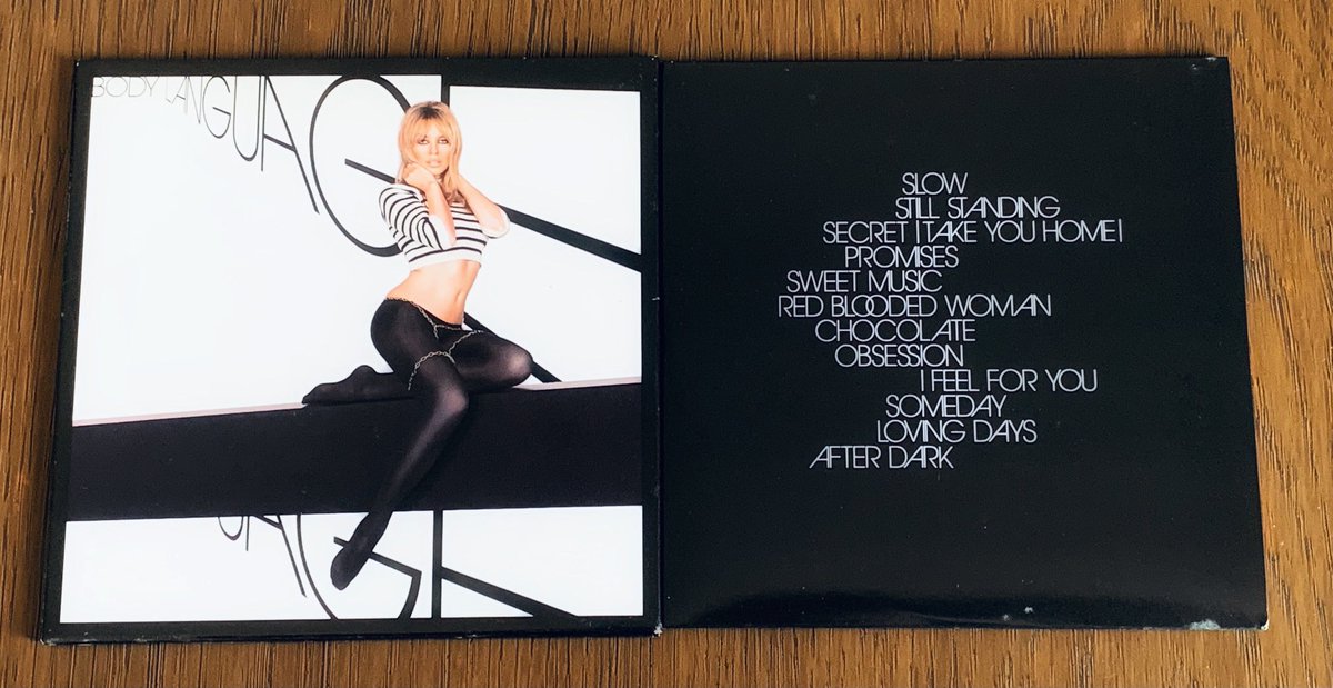 spjury's tweet image. The latest addition to my ever-growing #KylieCollection just arrived. #KylieMinogue Body Language 2003 UK #promoCD. In amazing condition for its age. One of my top 5 favourite albums. Bodylang01 🎶🕺🔥🥰