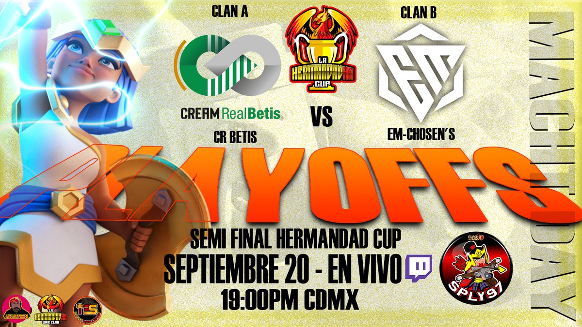 🔴 EN LIVE 🔴

VAMOS CON LA GUERRA DE LA HERMANDAD CUP
twitch.tv/sply97