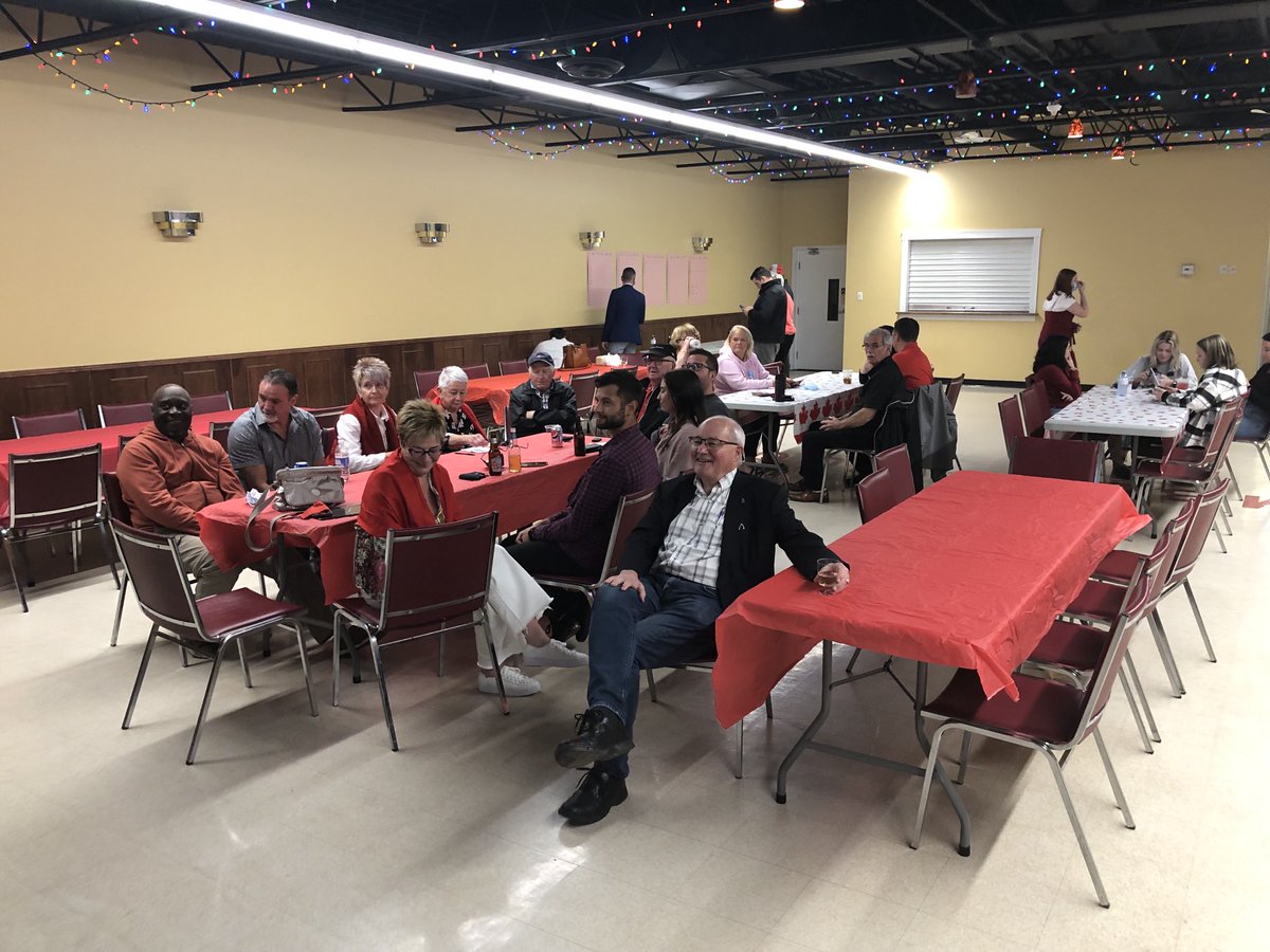 Malpeque:  outgoing LIBERAL MPWayne Easter joins at North River Fire Hall to watch election results. Conservative campaign manager Jamie Ballem confers with volunteer Donalda Docherty.