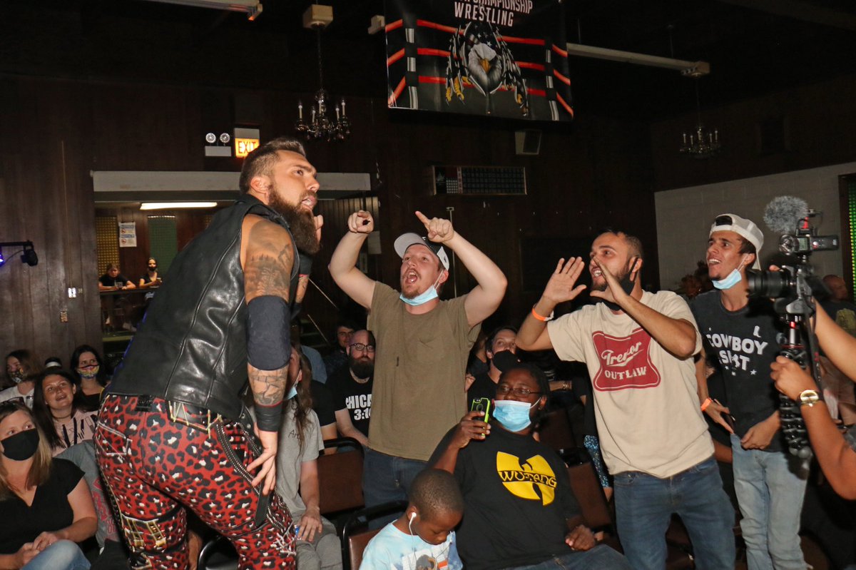 WindyCitySlam's tweet photo. Berwyn Championship Wrestling “The Return” delivered Saturday night on all fronts, including a spectacular, hard-hitting main event with Vic Capri defeating Trevor Outlaw.
📸: @MikePankow/@WindyCitySlam
#indiewrestling #ChicagoWrestling #BCWReturn #IcePick #YoursRudely https://t.co/loaKgq2koS