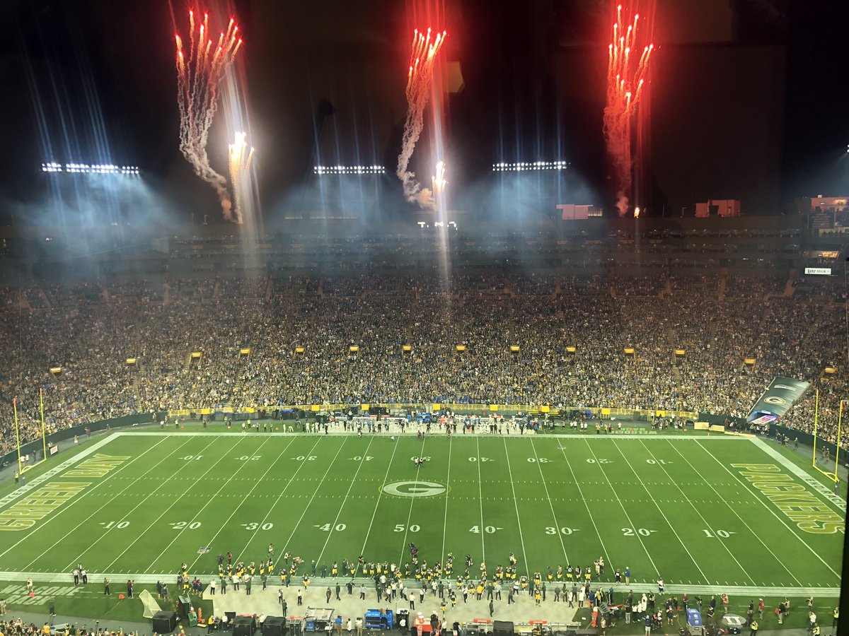Another #Packers season begins at #LambeauField. #Lions #MondayNightFootball #MNF
