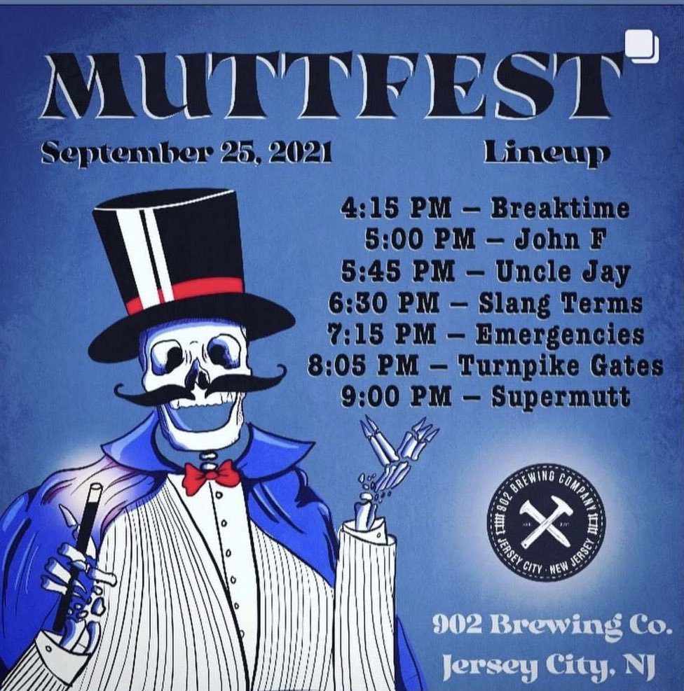 Sea Hear Now withdrawal? Check out Muttfest this Saturday @902Brewing - Raising $/taking donations for @gracejerseycity, hope see you there!