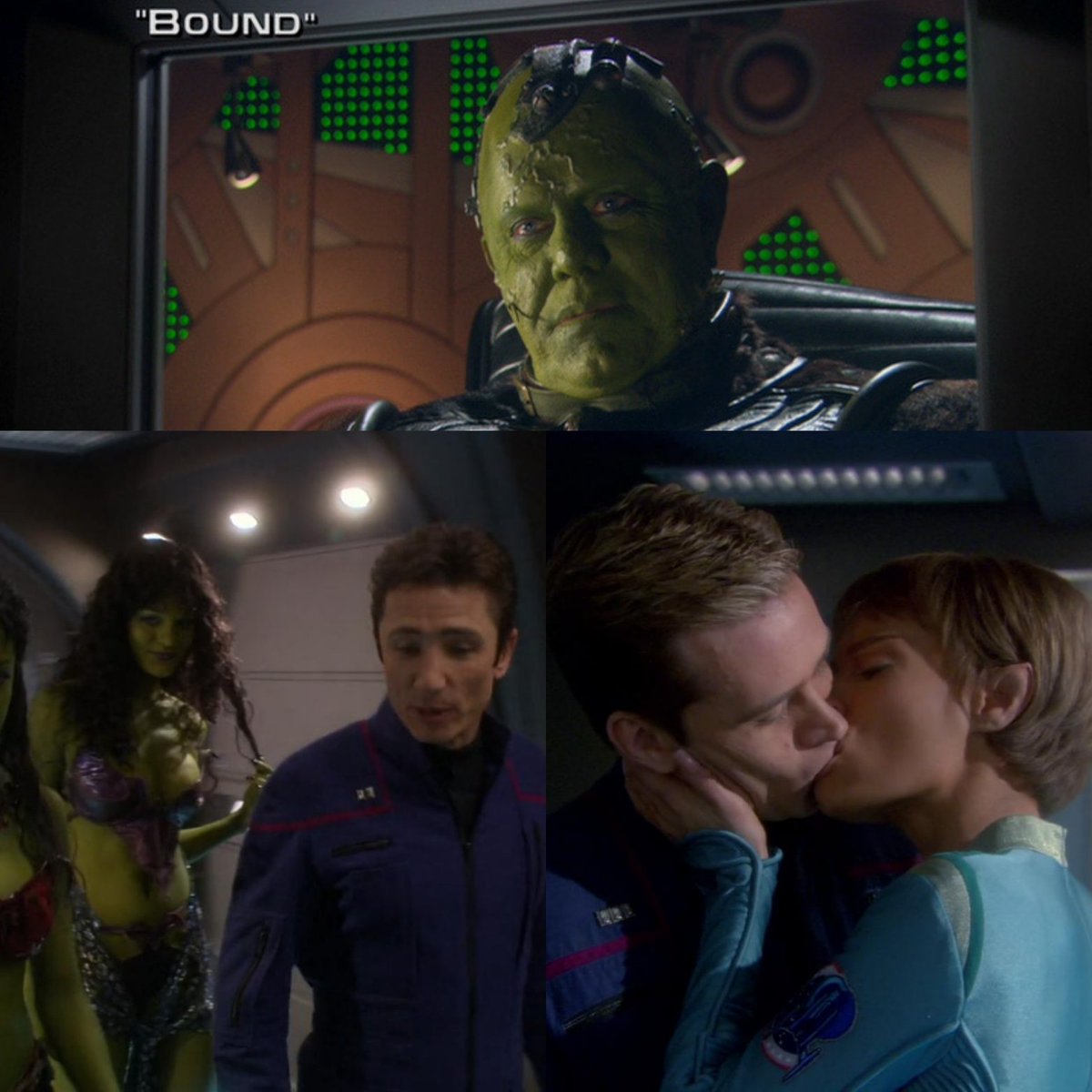 DIYEdotnet's tweet photo. #StarTrekEnterprise #S4E17 #Bound has a lot of #Orion stuff that can be hit and miss for some, but it is worth a watch for the closeness between #TripTucker and #TPol
#diyenterainment #SummerofStarTrek #JoleneBlalock #ConnorTrinneer #MalcolmReed #DominicKeating #WilliamLucking https://t.co/OLAONsbLXD